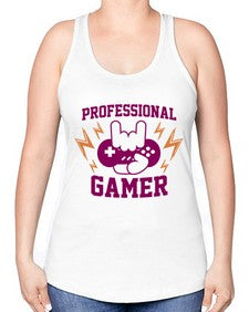 professional gamer 148# - video games -Racerback Tank