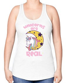 quotes of unicorns unicorns are real unicorns are real 363# - unicorn -Racerback Tank