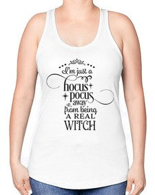real witch 28# - witch -Racerback Tank