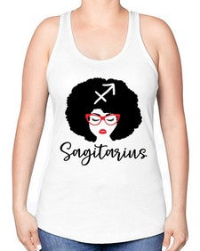 sagitarius 396# - sagittarius -Racerback Tank