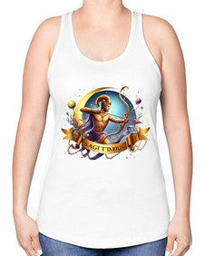 sagittarius 398# - sagittarius -Racerback Tank