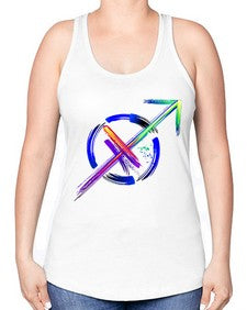 sagittarius 402# - sagittarius -Racerback Tank