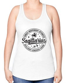 sagittarius 406# - sagittarius -Racerback Tank