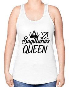 sagittarius queen 412# - sagittarius -Racerback Tank