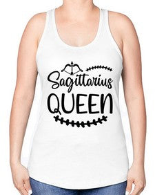 sagittarius queen 413# - sagittarius -Racerback Tank