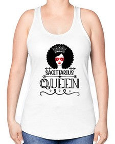 sagittarius queen 414# - sagittarius -Racerback Tank