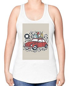 school tour 800# - general school -Racerback Tank
