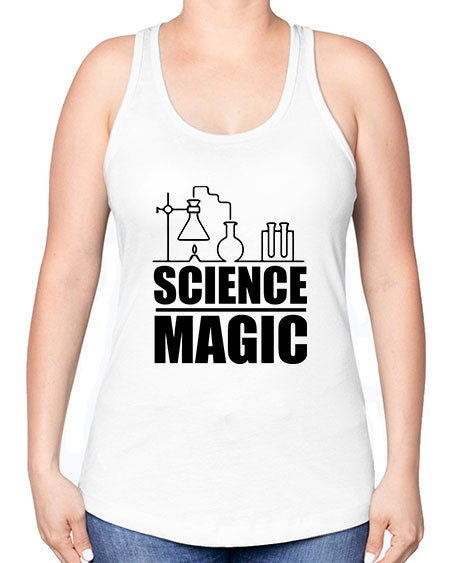 science magic 71# - general science -Racerback Tank