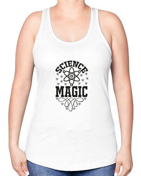 science magic 72# - general science -Racerback Tank