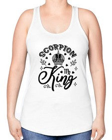scorpio n king 465# - scorpio -Racerback Tank
