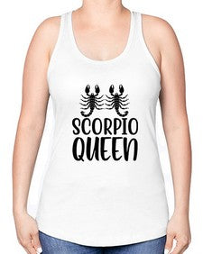 scorpio queen 446# - scorpio -Racerback Tank