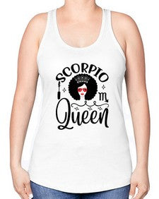 scorpio queen 448# - scorpio -Racerback Tank