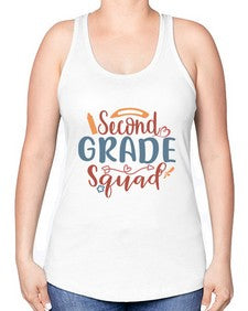 second grade squad 831# - second grade -Racerback Tank