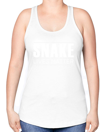 snake lives matter - snake -Racerback Tank