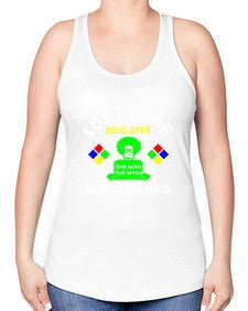 software developer the legend 16# - computer -Racerback Tank