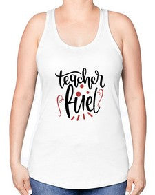 teacher fuel Style 376# - teacher -Racerback Tank