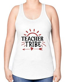 teacher tribe Style 385# - teacher -Racerback Tank