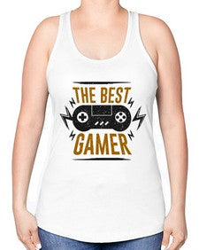 the best 154# - video games -Racerback Tank