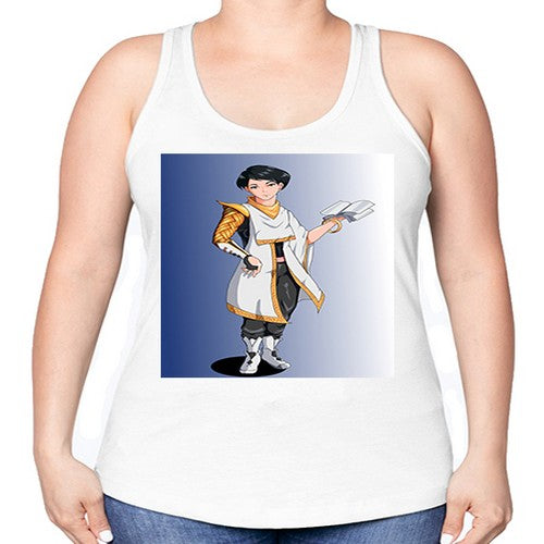 the book master 58# - anime -Racerback Tank