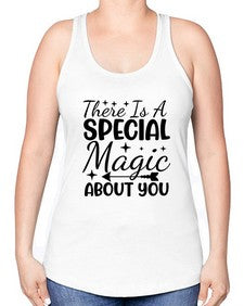 there is a special magic about you 435# - unicorn -Racerback Tank