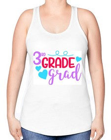 thirdgradegrad 982# - third grade -Racerback Tank
