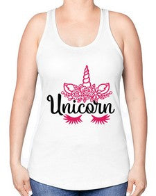 unicorn 516# - unicorn -Racerback Tank