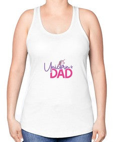 unicorn dad 451# - unicorn -Racerback Tank