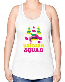 unicorn squad 484# - unicorn -Racerback Tank