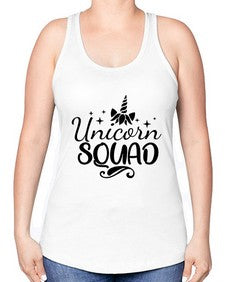 unicorn squad 489# - unicorn -Racerback Tank
