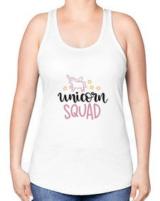 unicorn squad 491# - unicorn -Racerback Tank
