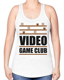 video game club 160# - video games -Racerback Tank