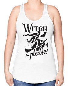 witch please 13# - witch -Racerback Tank
