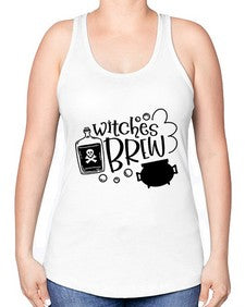witches brew 8# - witch -Racerback Tank