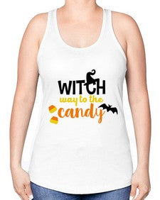 witchwaycandy 4# - witch -Racerback Tank