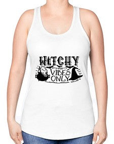 witchy vibes only 3# - witch -Racerback Tank