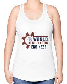 world best plastic engineer Style 477# - engineer -Racerback Tank