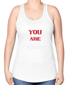you are perfect Style 124# - cats -Racerback Tank