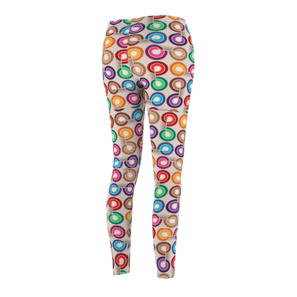 abstract circle colors  Leggings