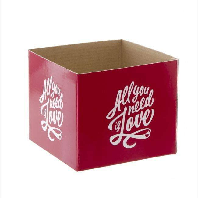All You Need is Love Red Box Mini (13x12cmH)-Gift Box