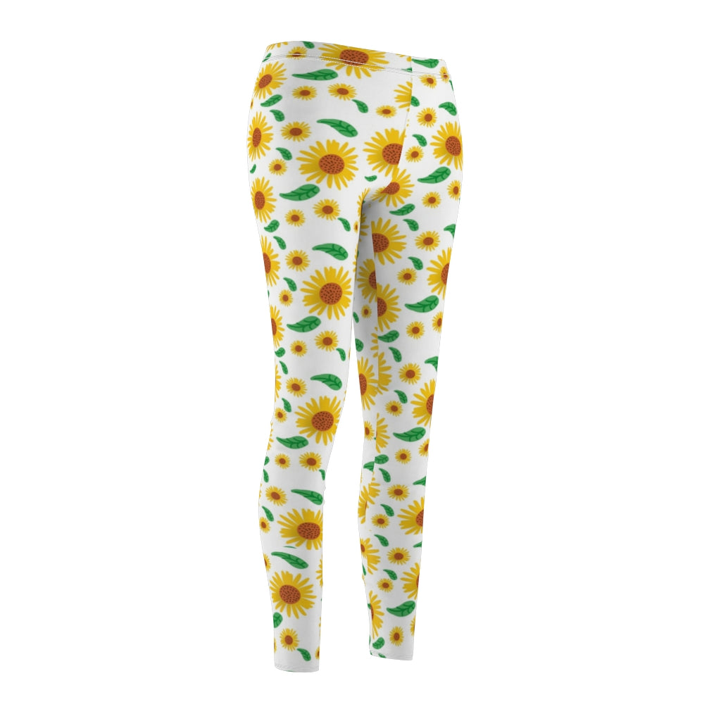 Sun Flower Print Leggings