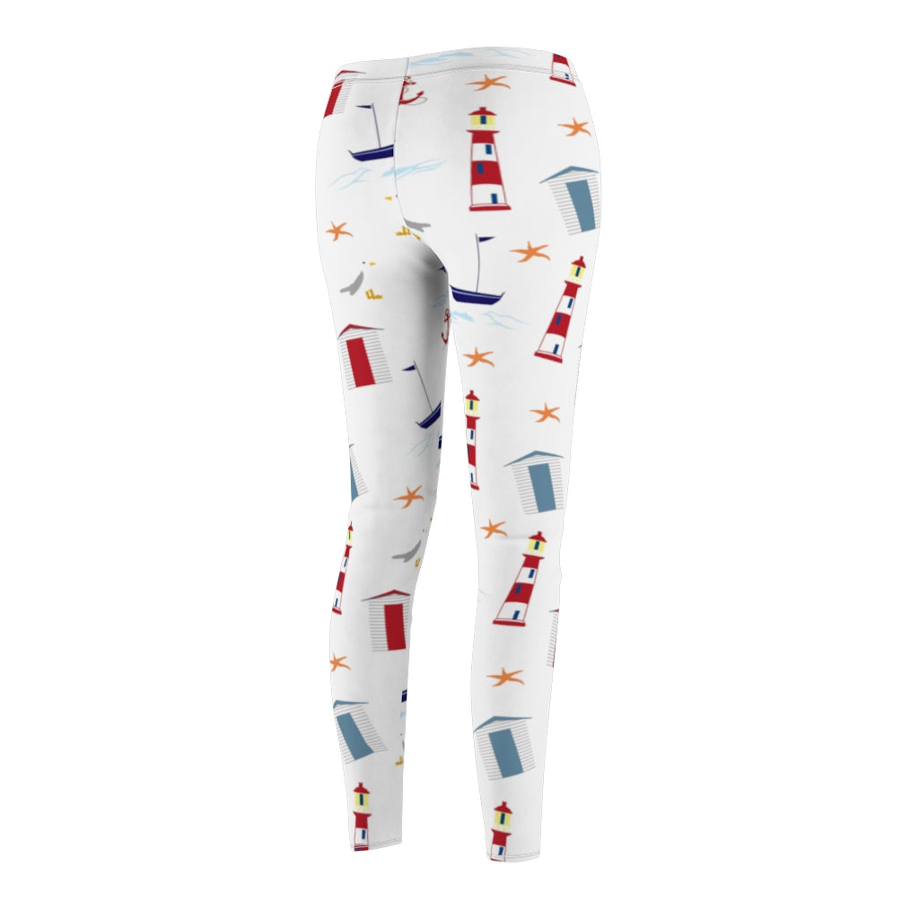 Nautical Pattern Leggings
