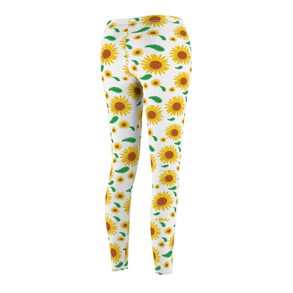 Sun Flower Print Leggings