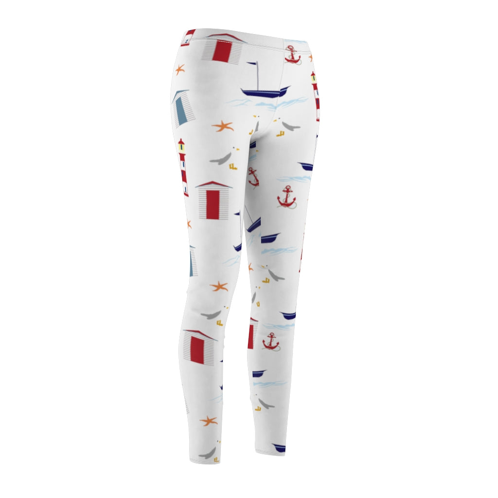 Nautical Pattern Leggings