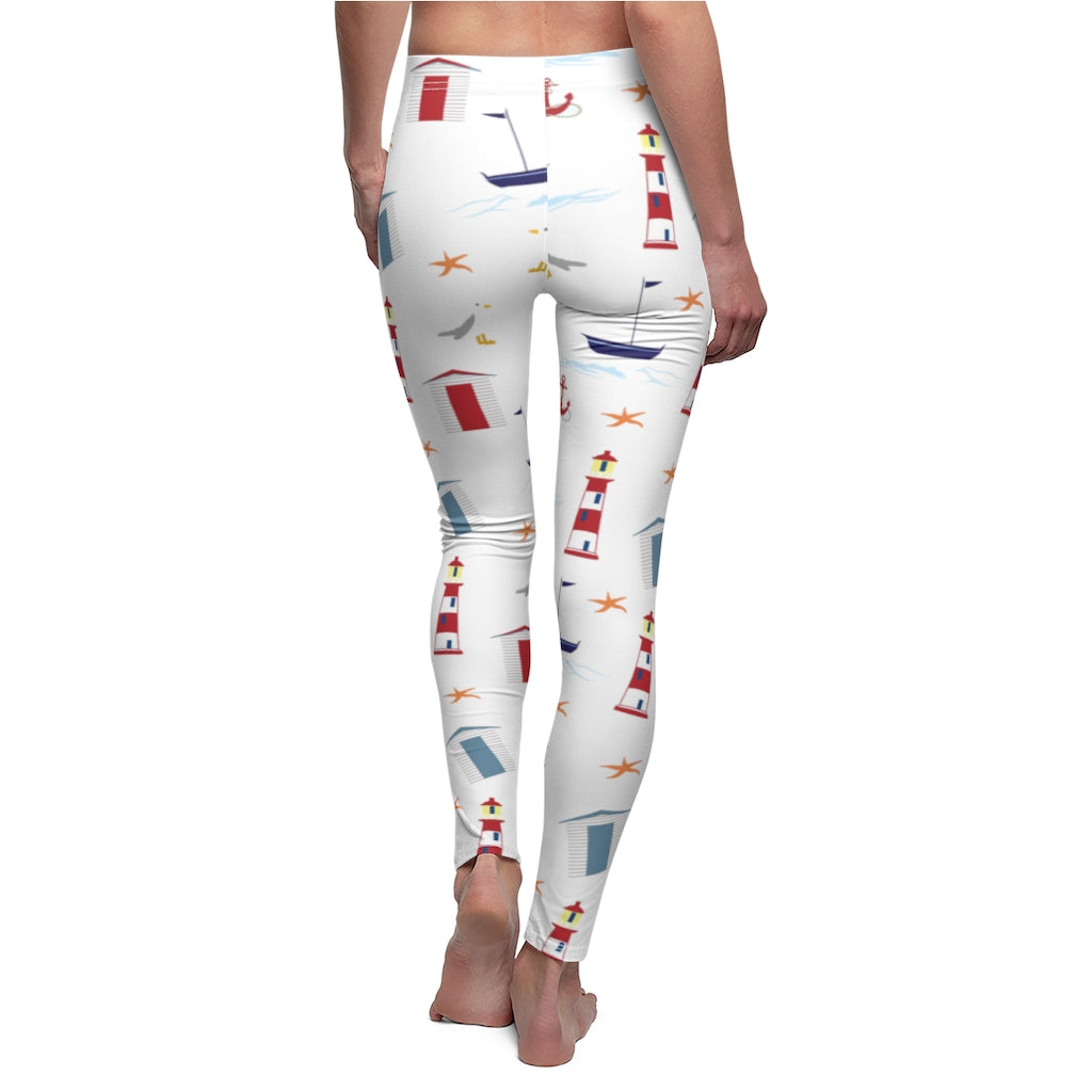 Nautical Pattern Leggings