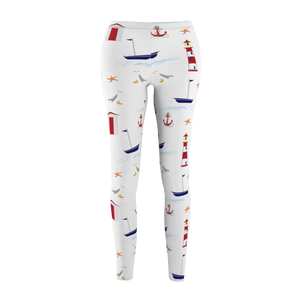 Nautical Pattern Leggings