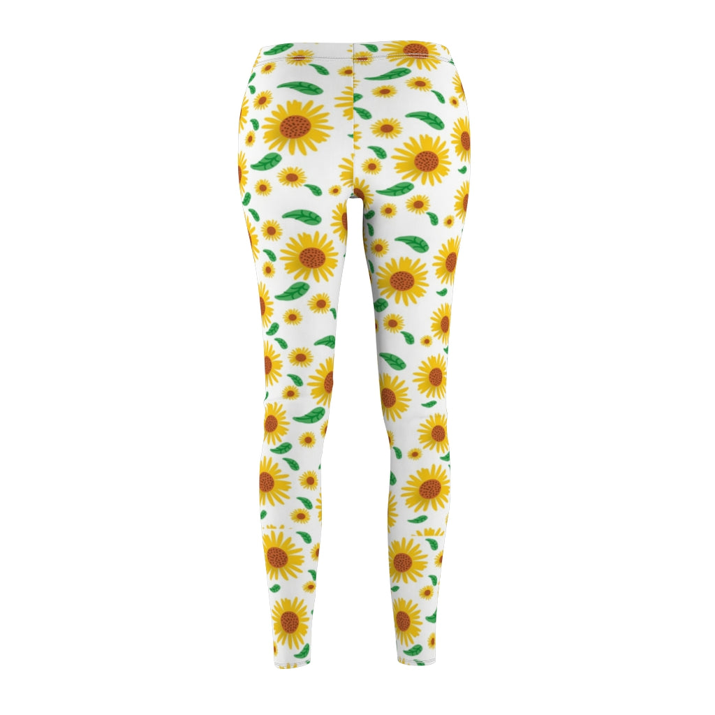 Sun Flower Print Leggings