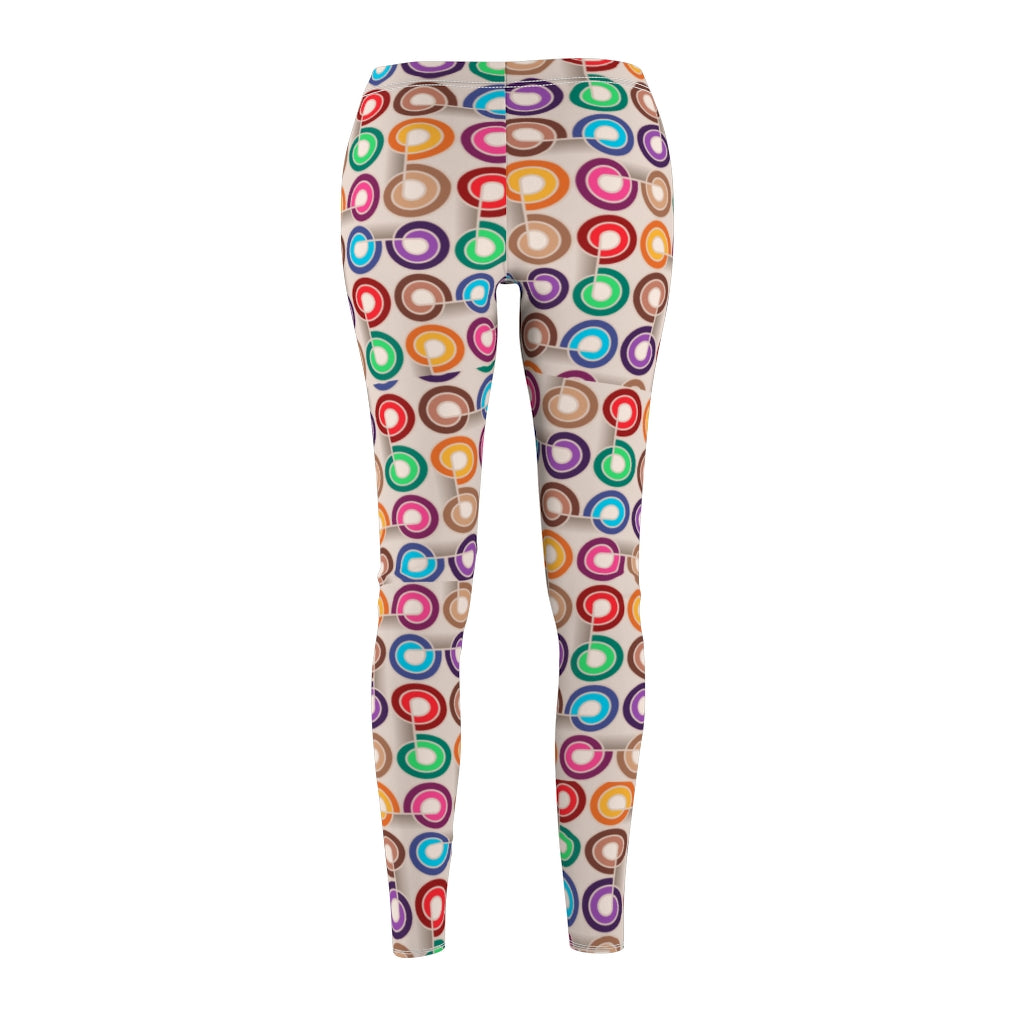 abstract circle colors  Leggings