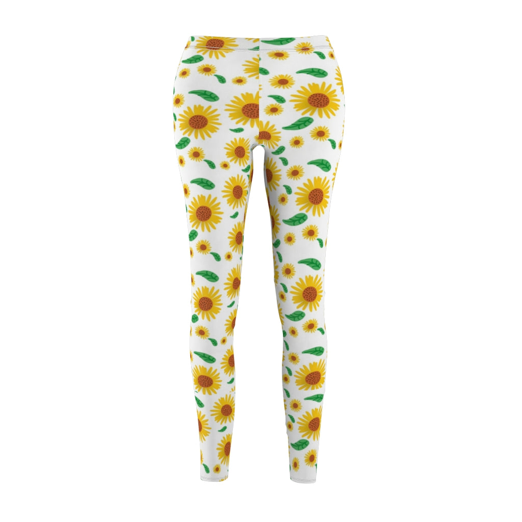 Sun Flower Print Leggings