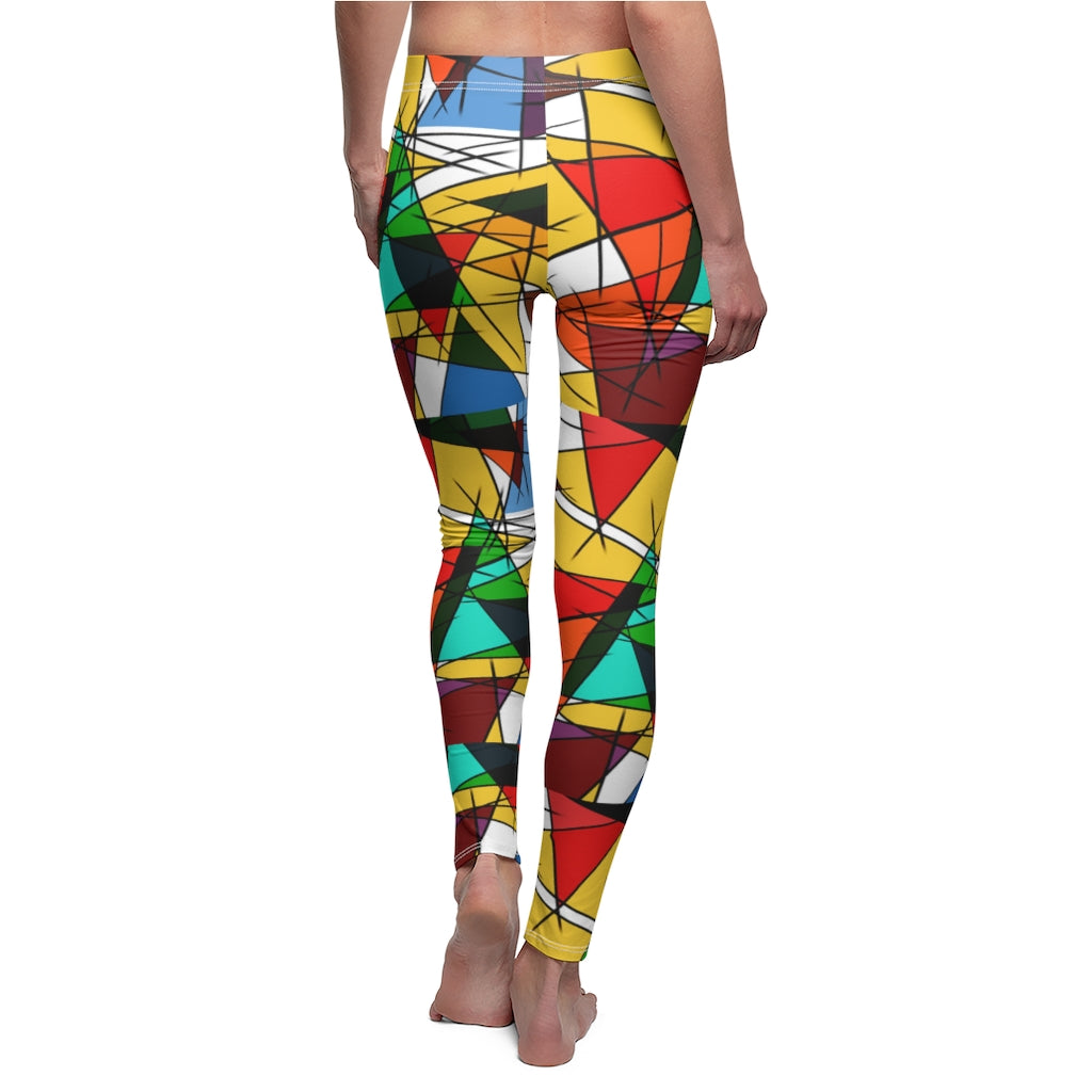 abstract languages Leggings