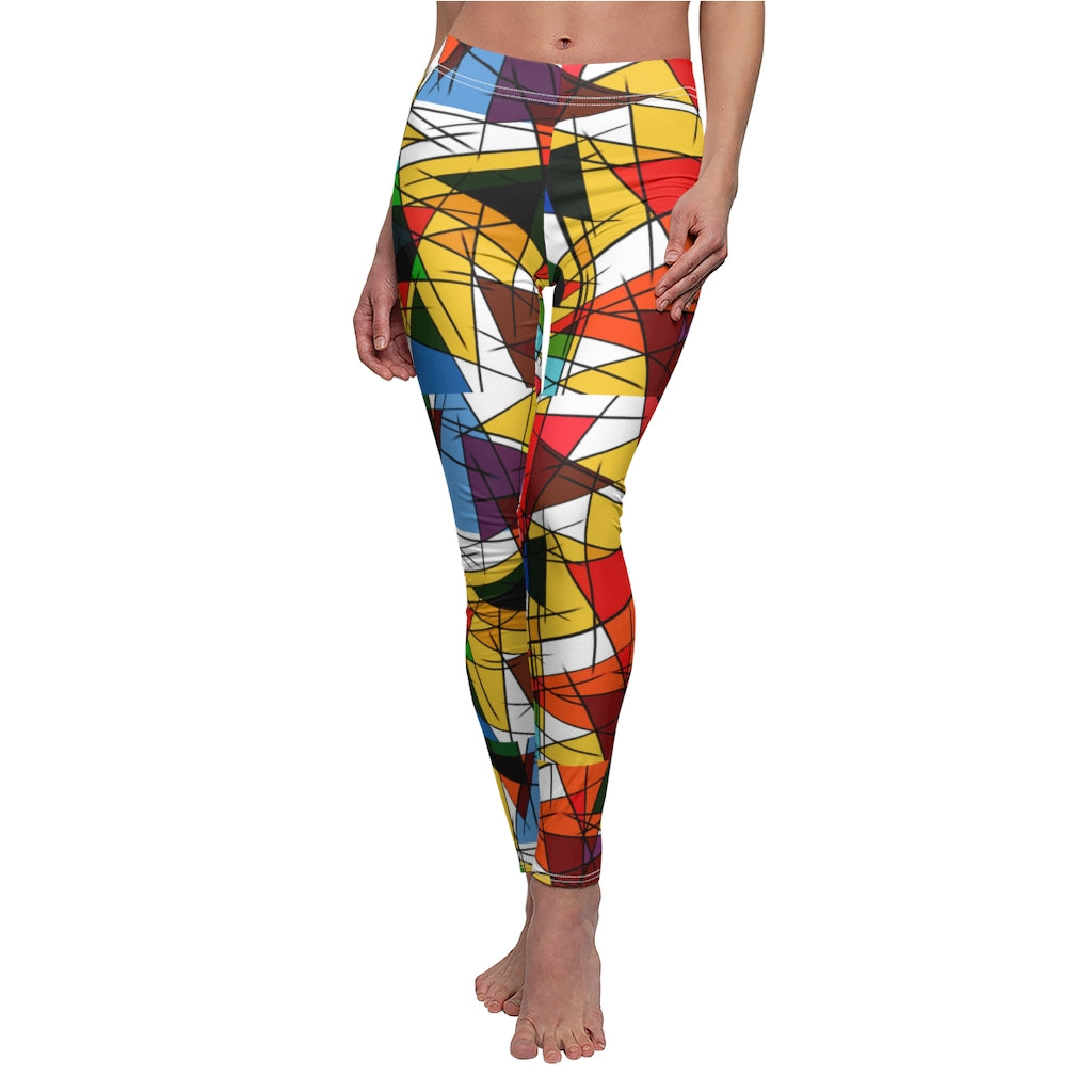 abstract languages Leggings